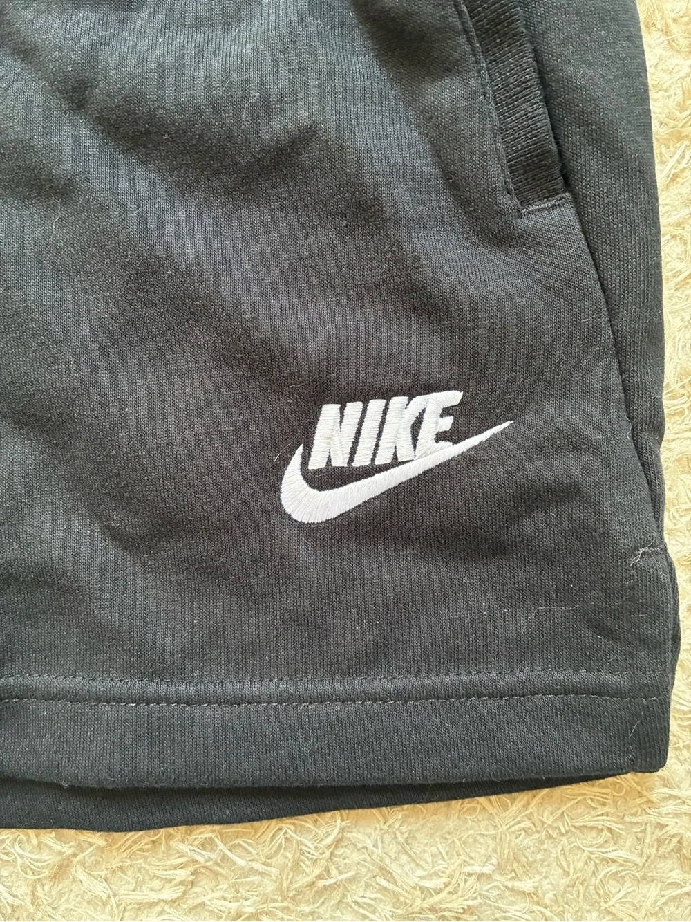 Girl Black Nike Shorts